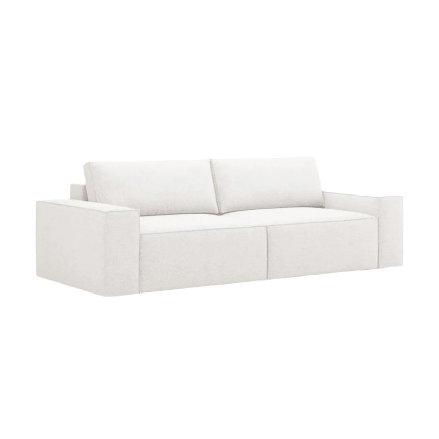 Jodie 3-seater bouclé sofa 247x107