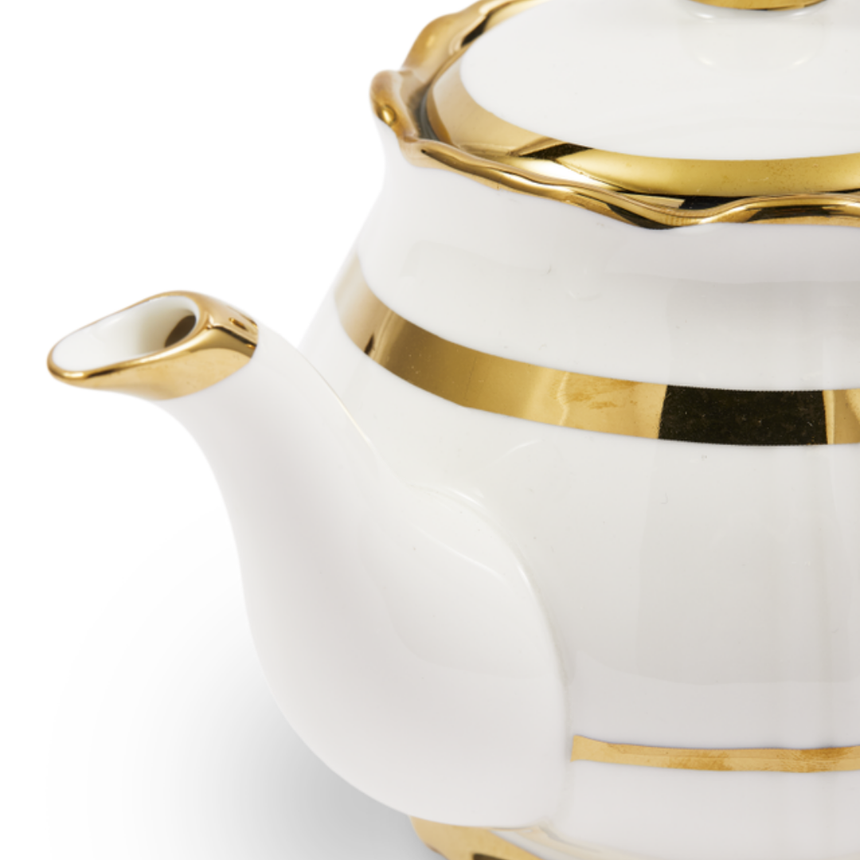 Golden Finds porcelán teáskanna