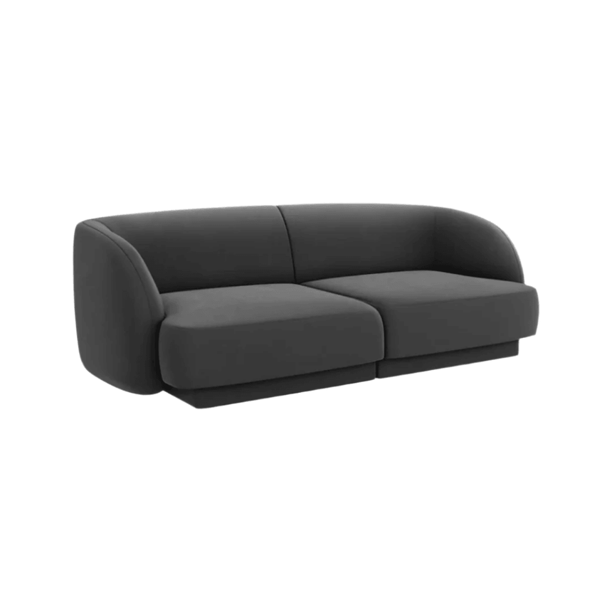 Miley 2-seater velvet sofa