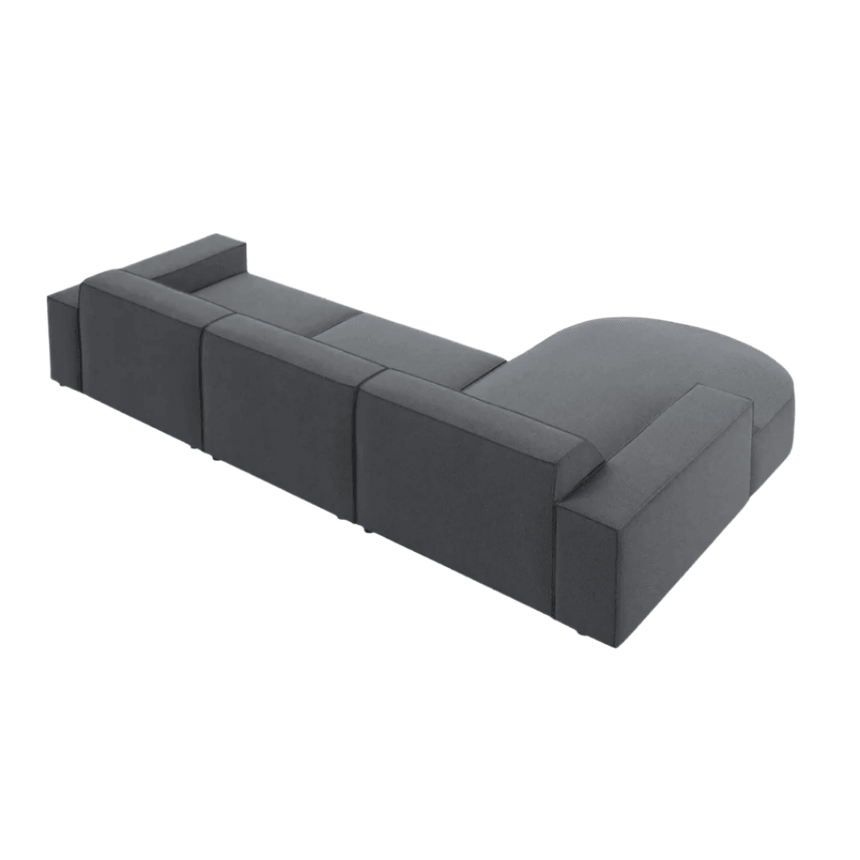 Jodie1 balos szövet sarokkanapé 284x166