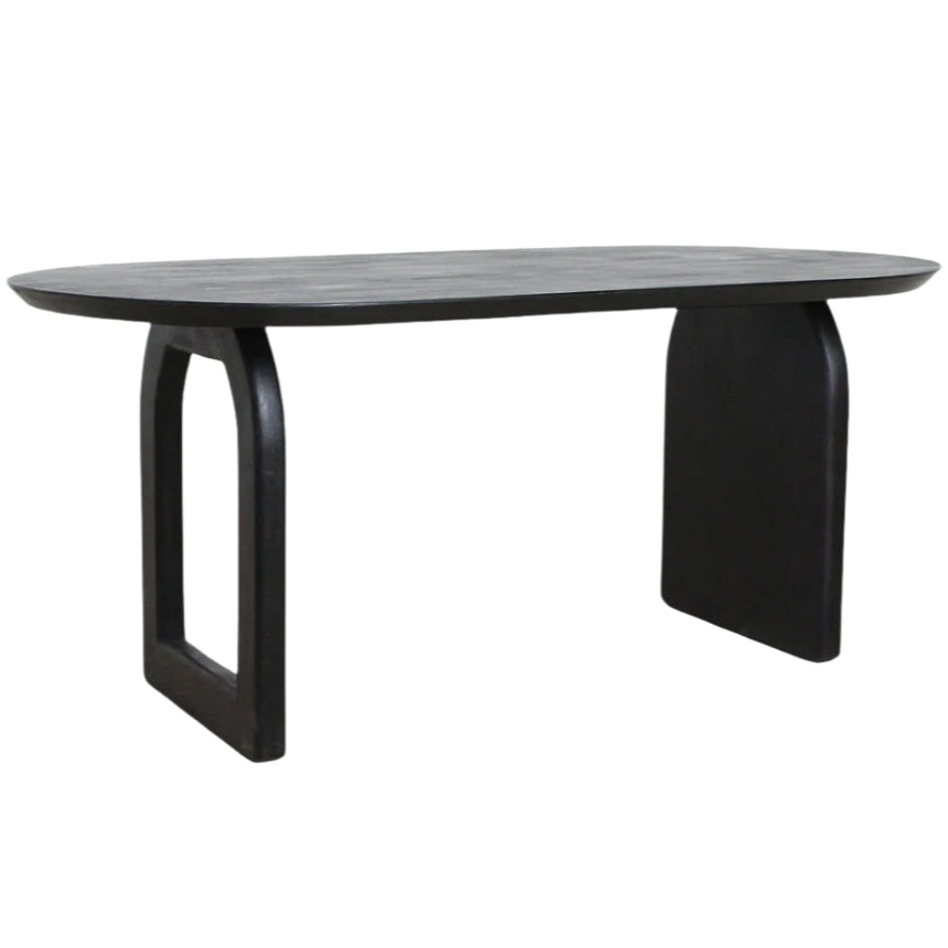 Bullnose Mix wooden dining table 180x90