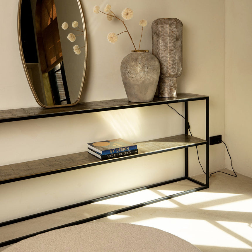 Kae fém konzolasztal