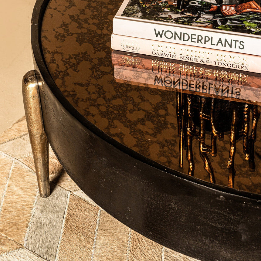 Noa wooden bedside table