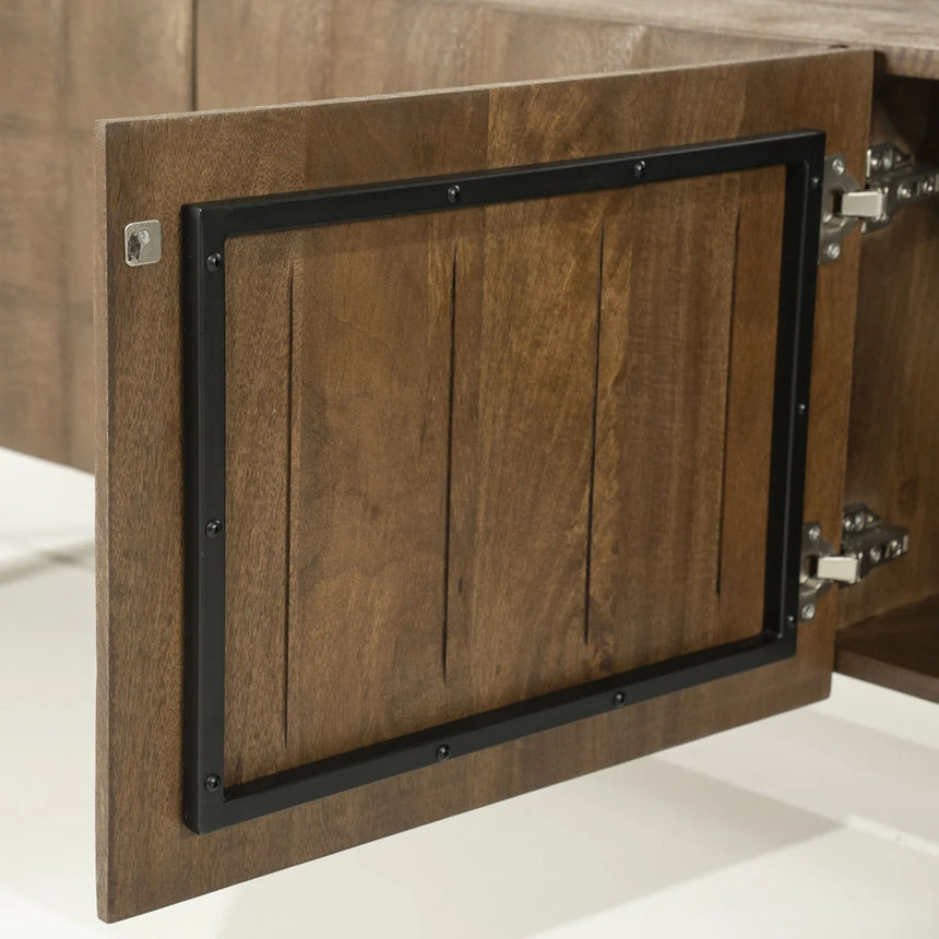 Jimmy 3-door wooden cabinet