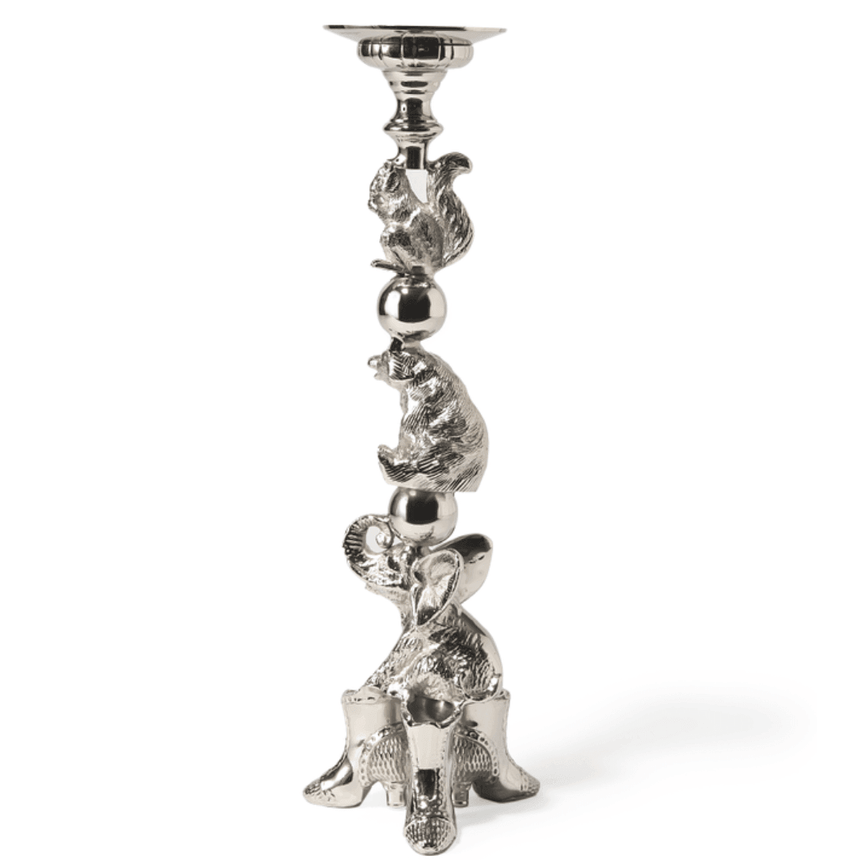 Animal metal candle holder