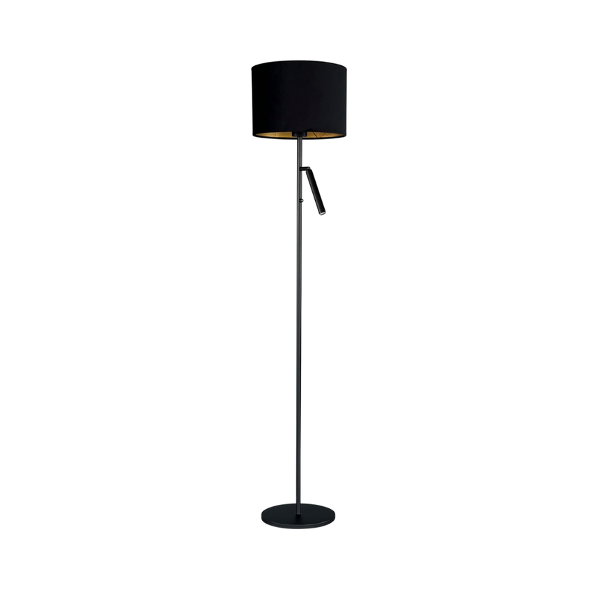 Flute fabric floor lamp