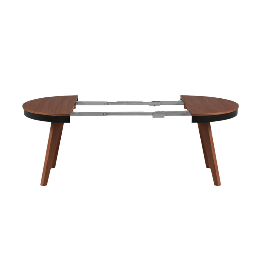 Ludia extendable wooden dining table