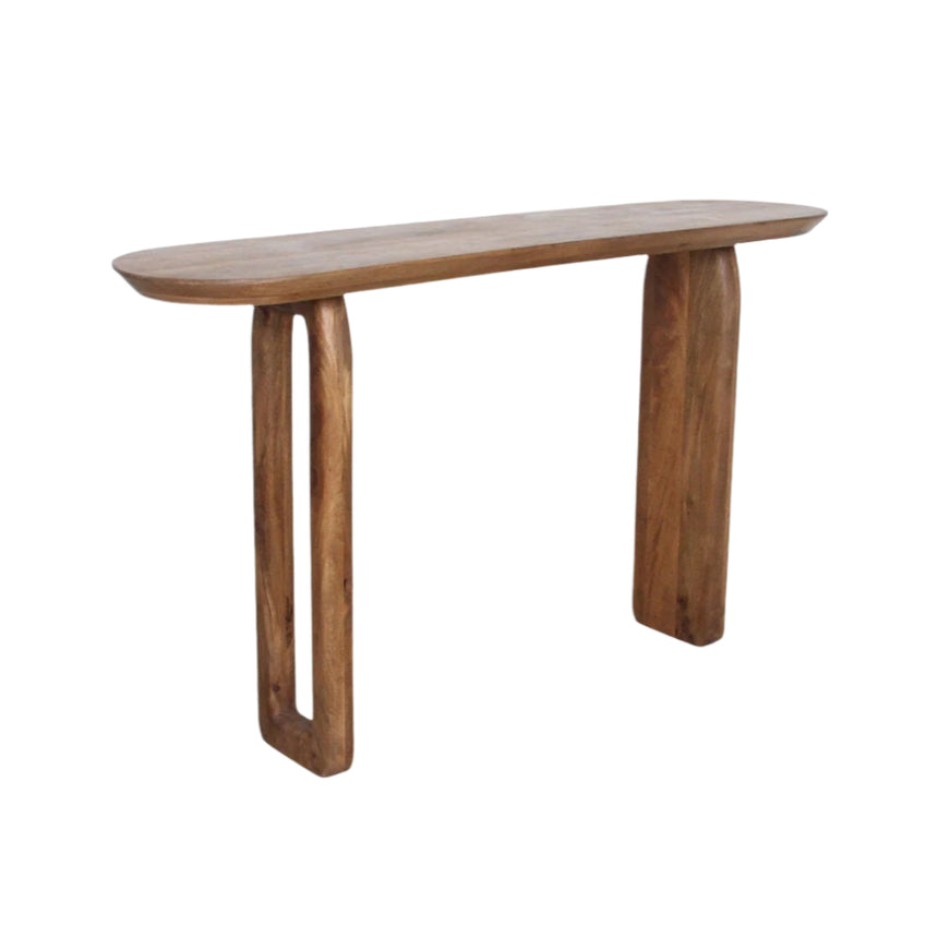 Bullnose Wood Console Table