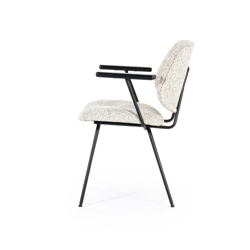 Jon szövet karfás szék - Dutch Home