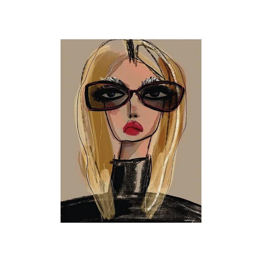 She knows dizájn vászonkép - Dutch Home