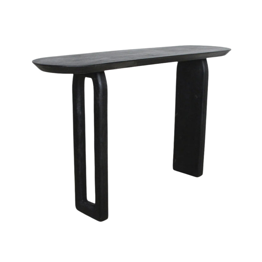 Bullnose Wood Console Table