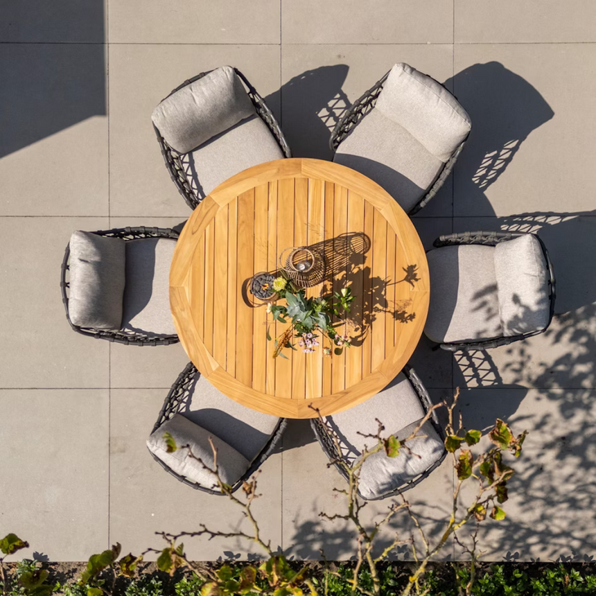 Saba wooden garden table