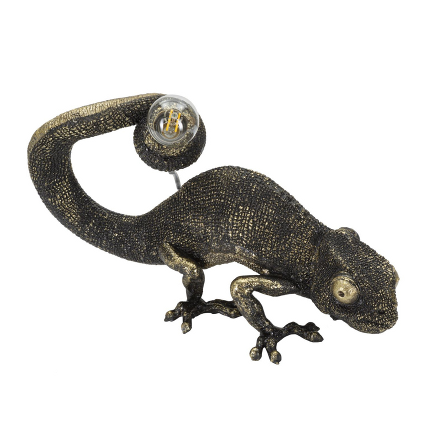 Camaleonte műgyanta asztali lámpa