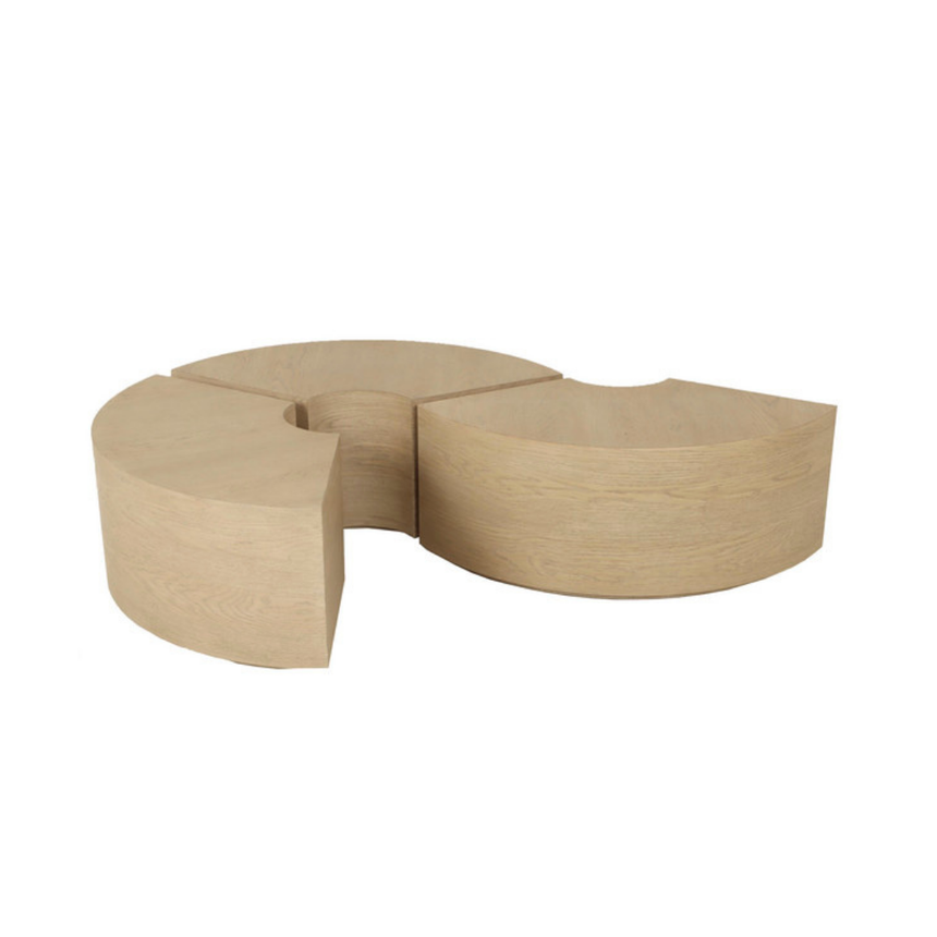 Noa wooden bedside table