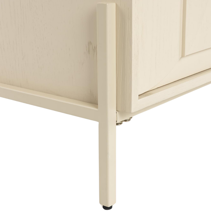 Faces wooden cabinet