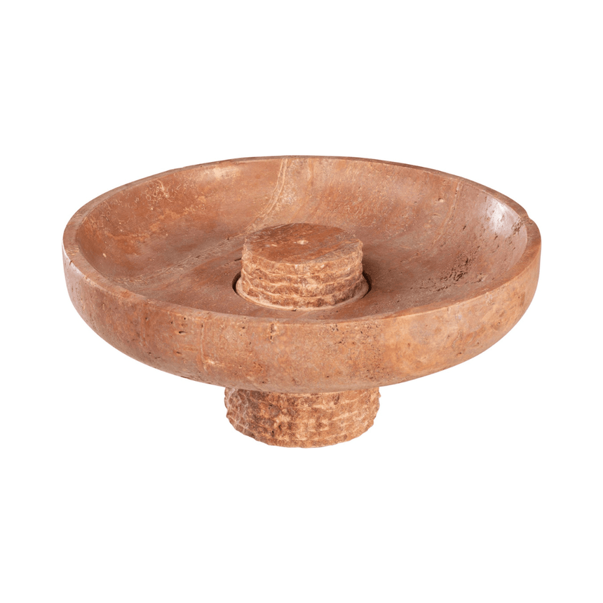 Chisel limestone bowl