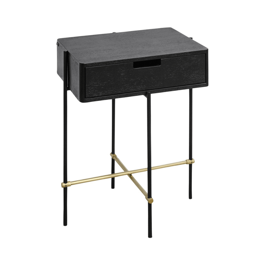 Highline wooden bedside table