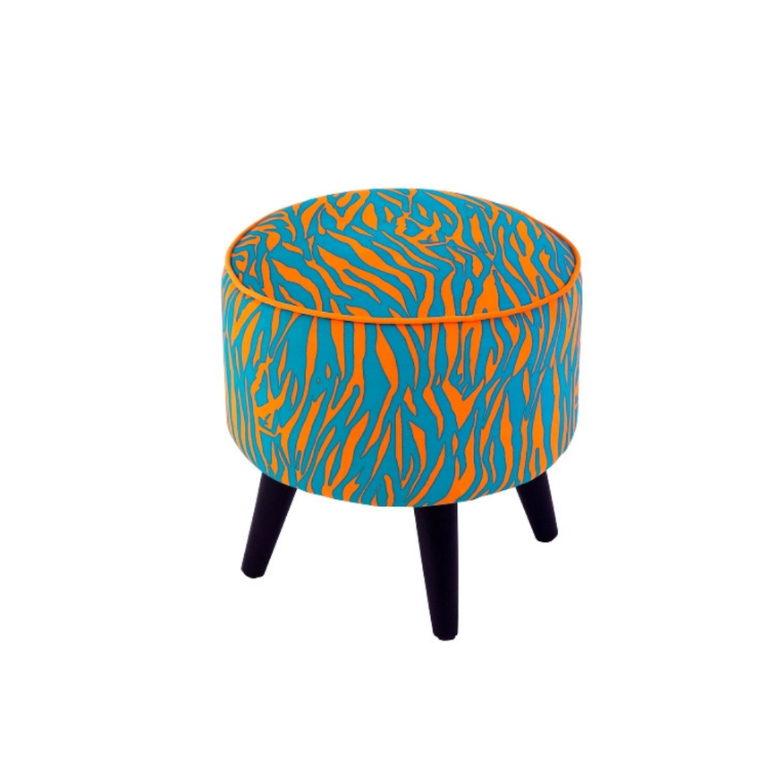 Zebra szövet lábtartó