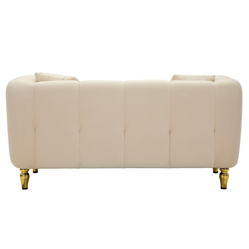 Alma 2-seater velvet sofa