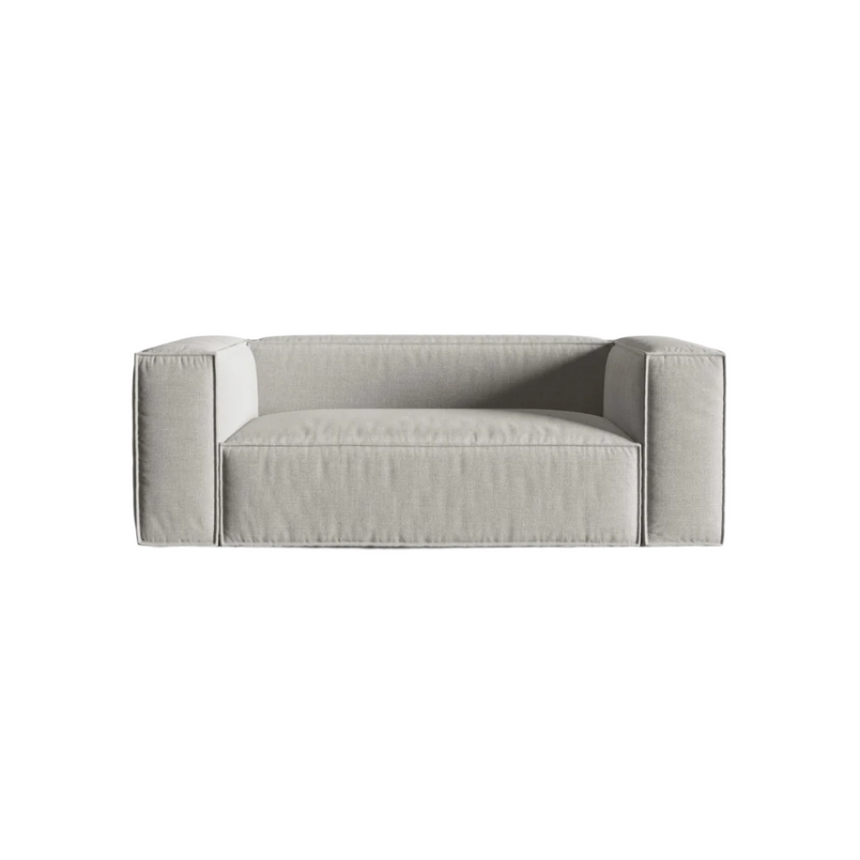 Ruby 2-seater velvet sofa
