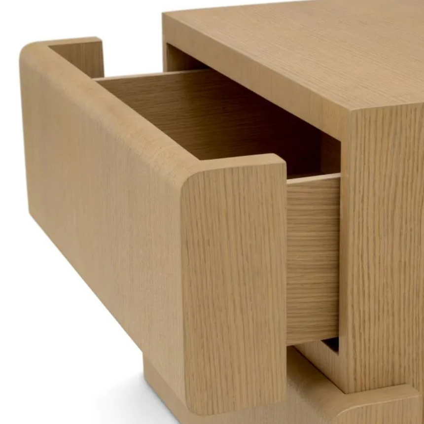 Modesto wooden bedside table