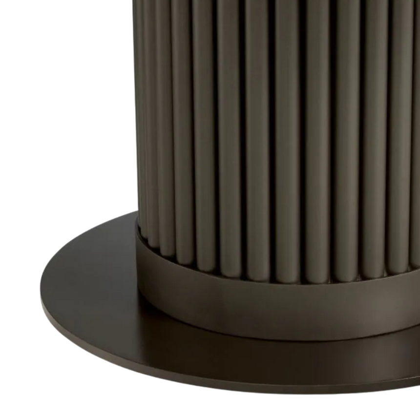 Volterra ceramic dining table Ø120