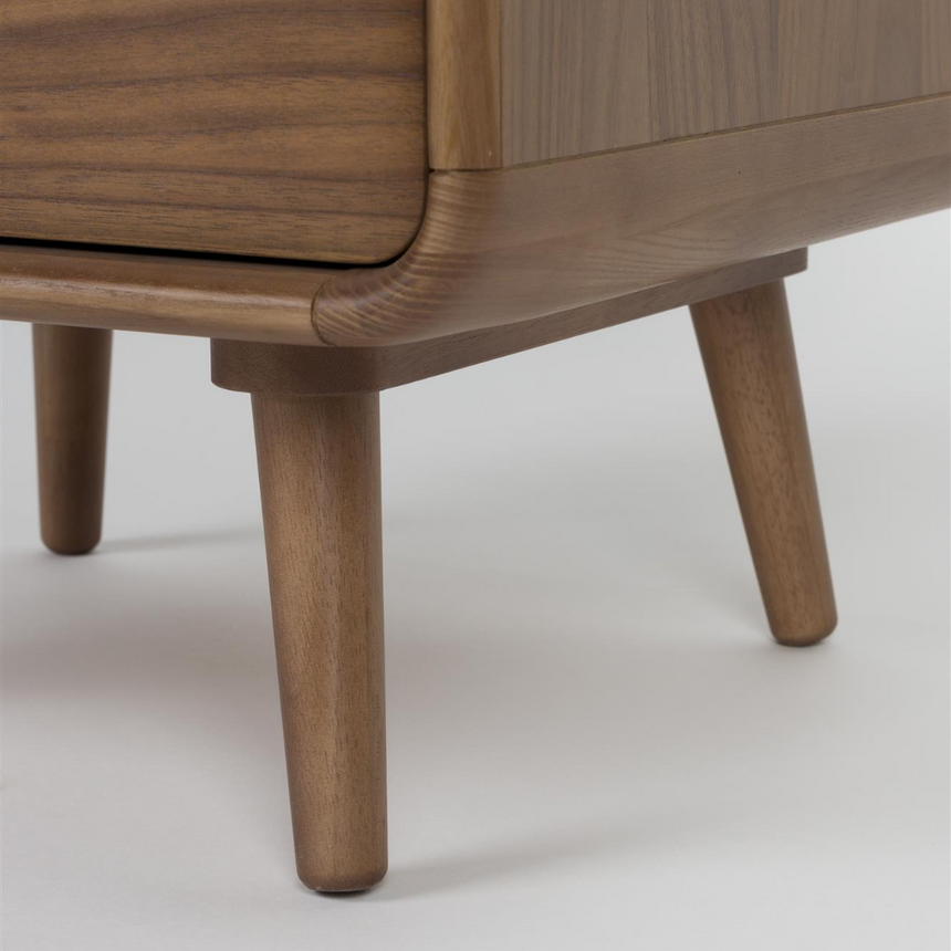 Rise wooden chest of drawers