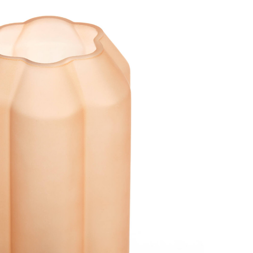 Yvias üveg asztali lámpa matt Ø15