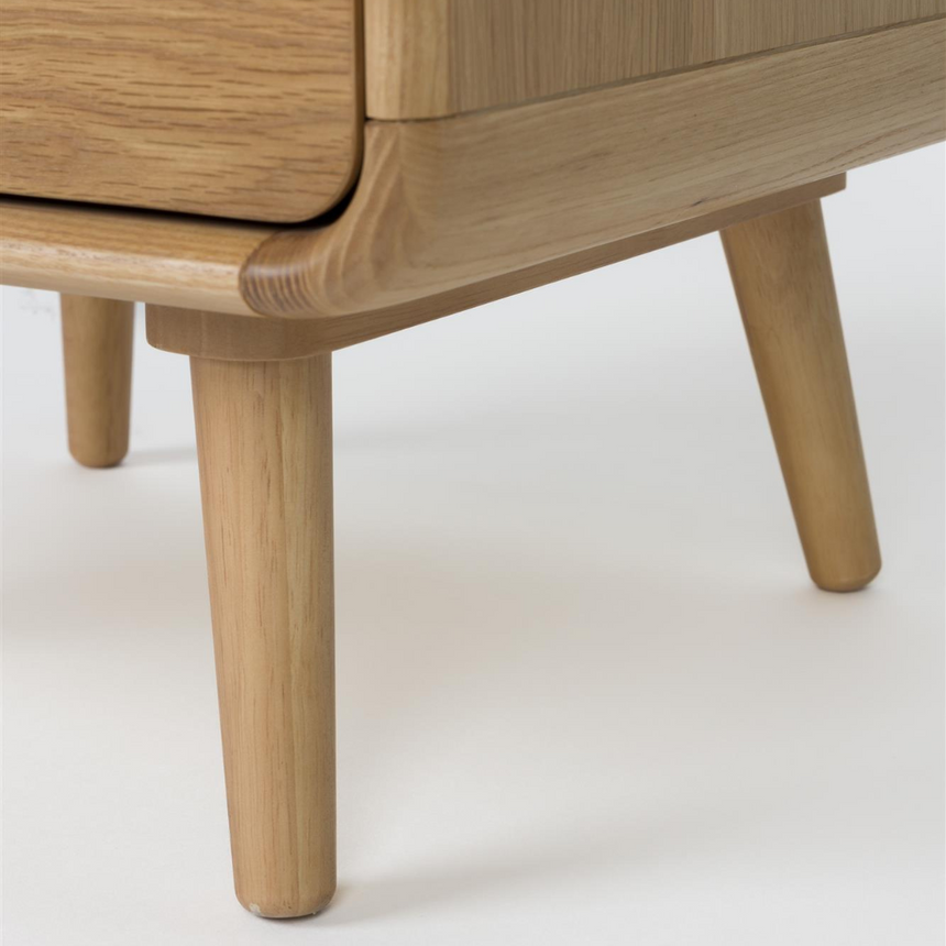 Rise wooden chest of drawers