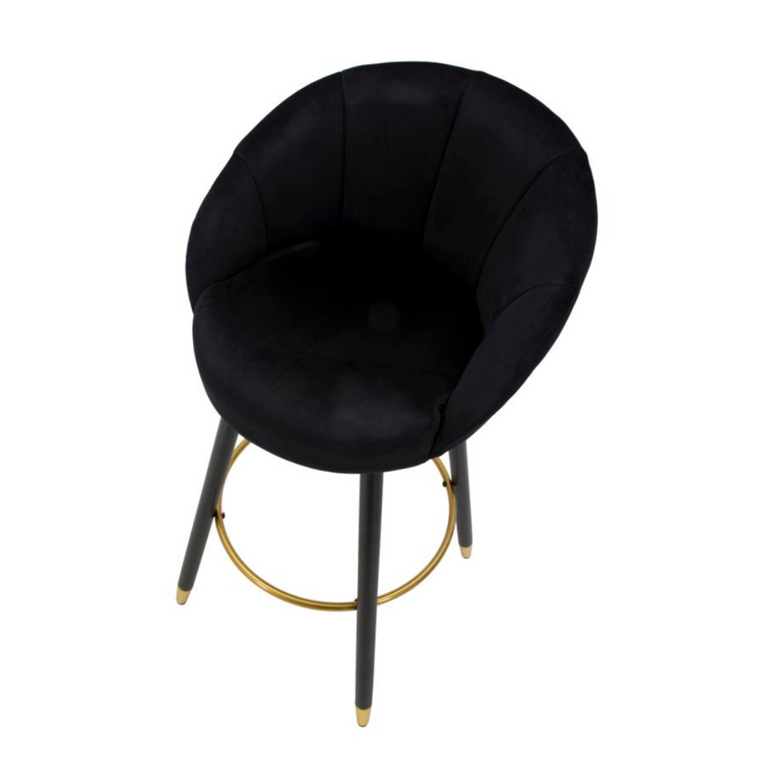 Prague bársony bárszék