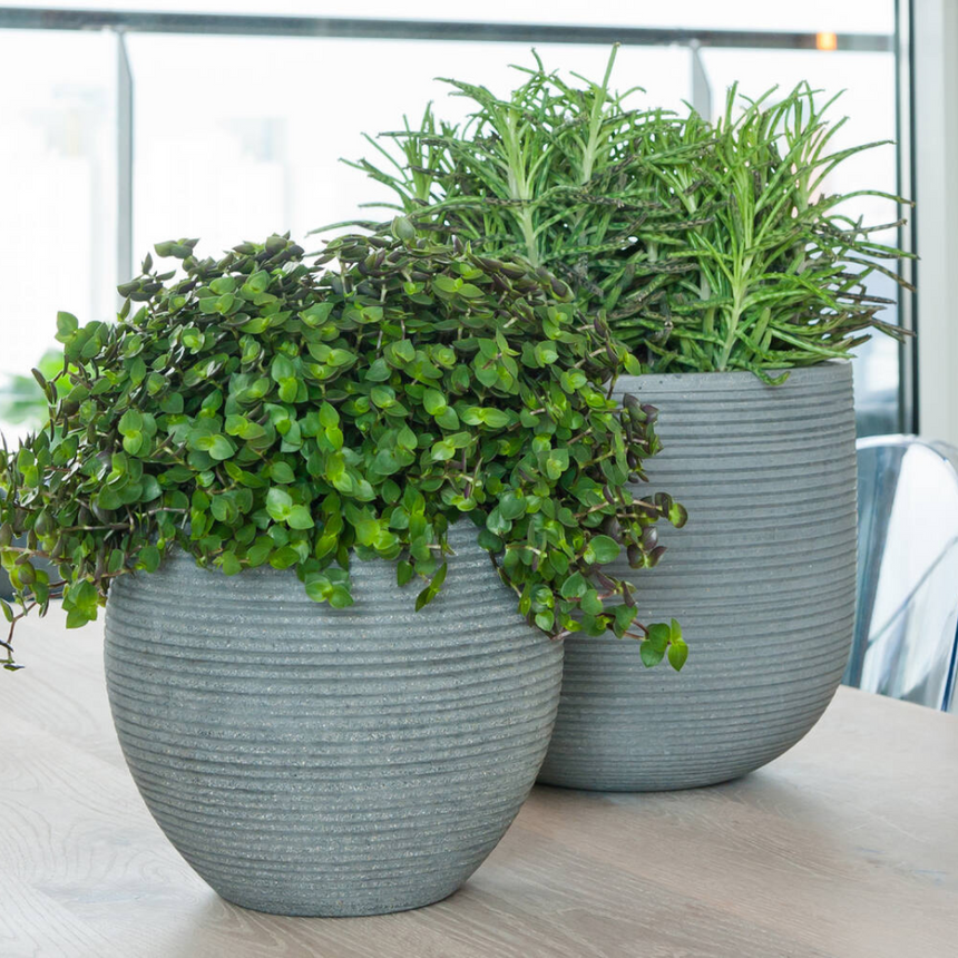 Cody stone flower pot Ø42