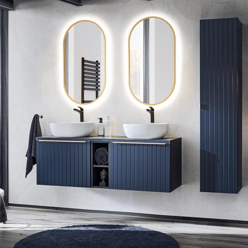 Baggy woven chenille pouf