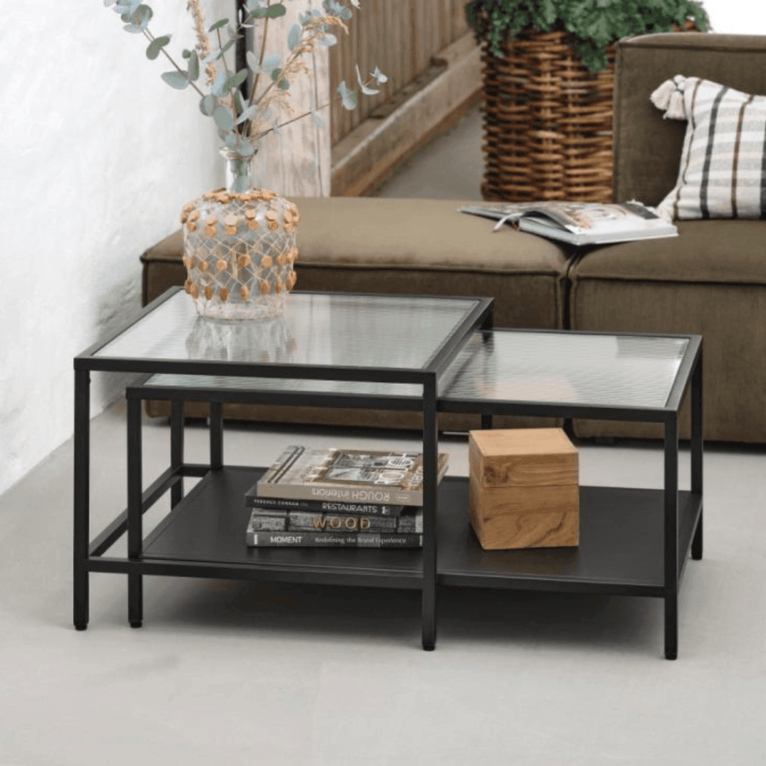 Bronco fém dohányzóasztal szett - Dutch Home