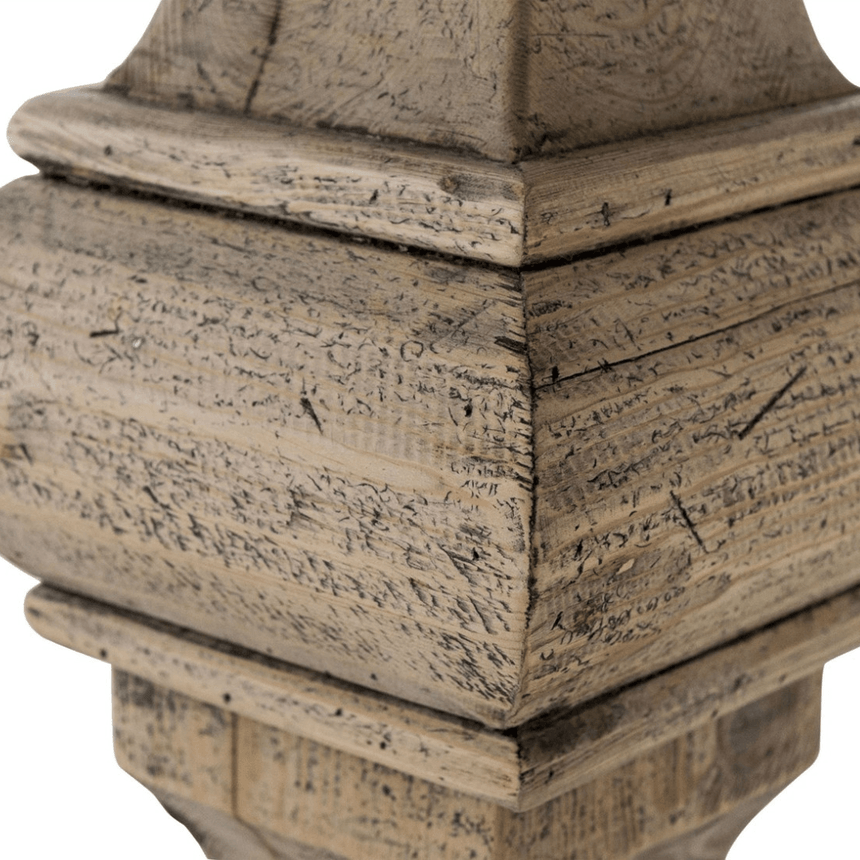 Column wooden dining table Ø120