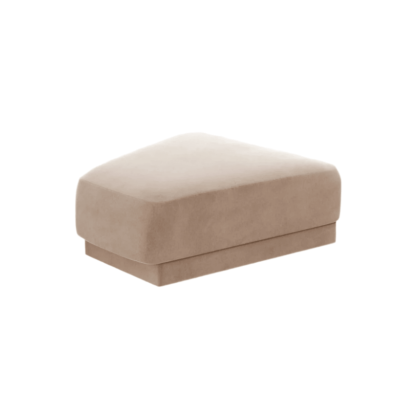 Miley velvet pouf 88x79