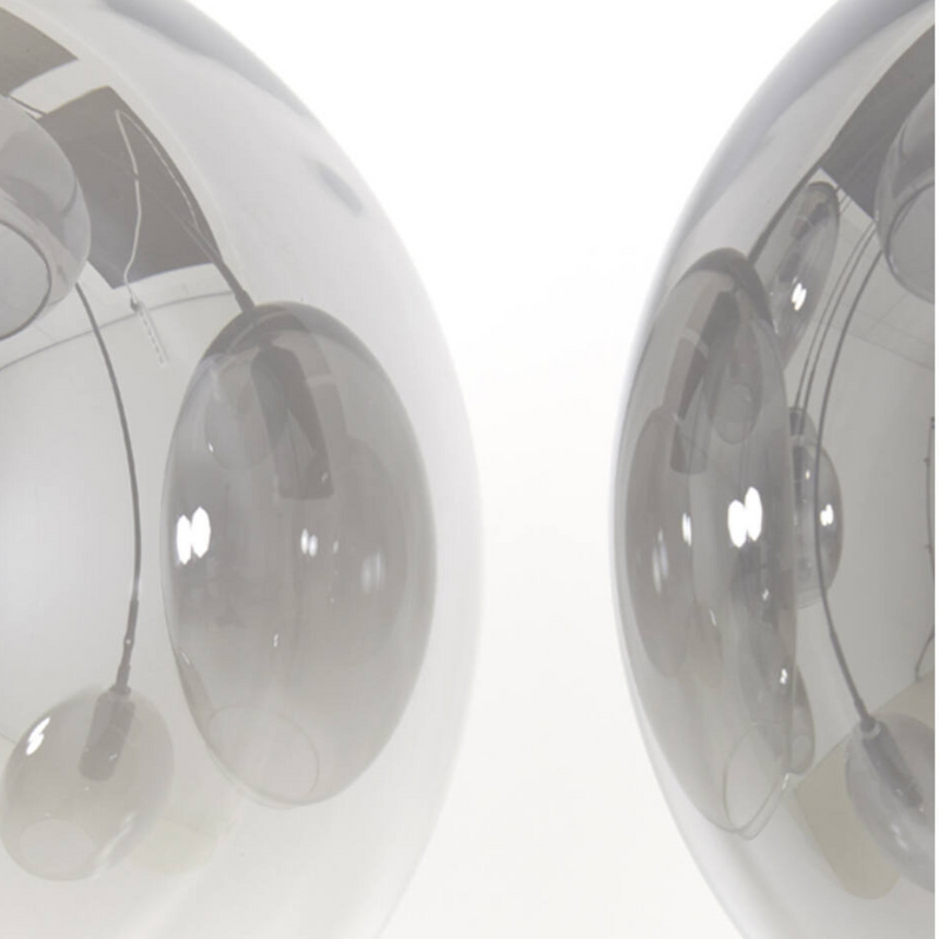 Subar üveg függőlámpa 4 izzó