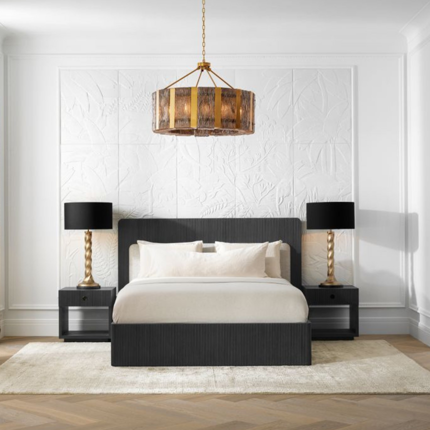 Jasper round metal flower pot medium