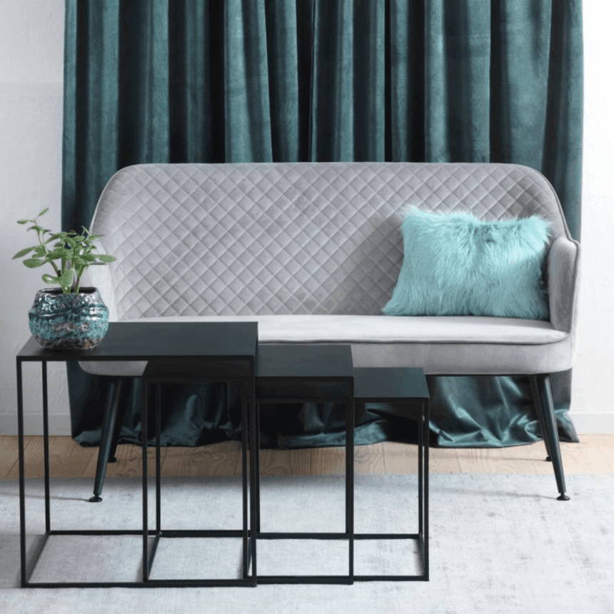 Pebble fém dohányzóasztal 3-as szettben - Dutch Home