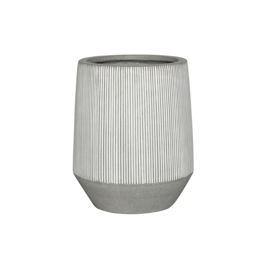 Harith High stone flower pot Ø40