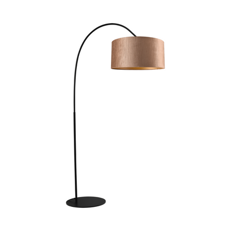 Arch fabric floor lamp with black frame 183x91