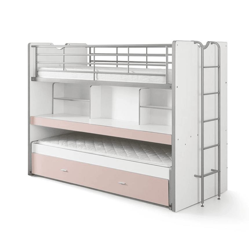 Bonny többfunkciós fa emeletes gyerekágy, 90x200