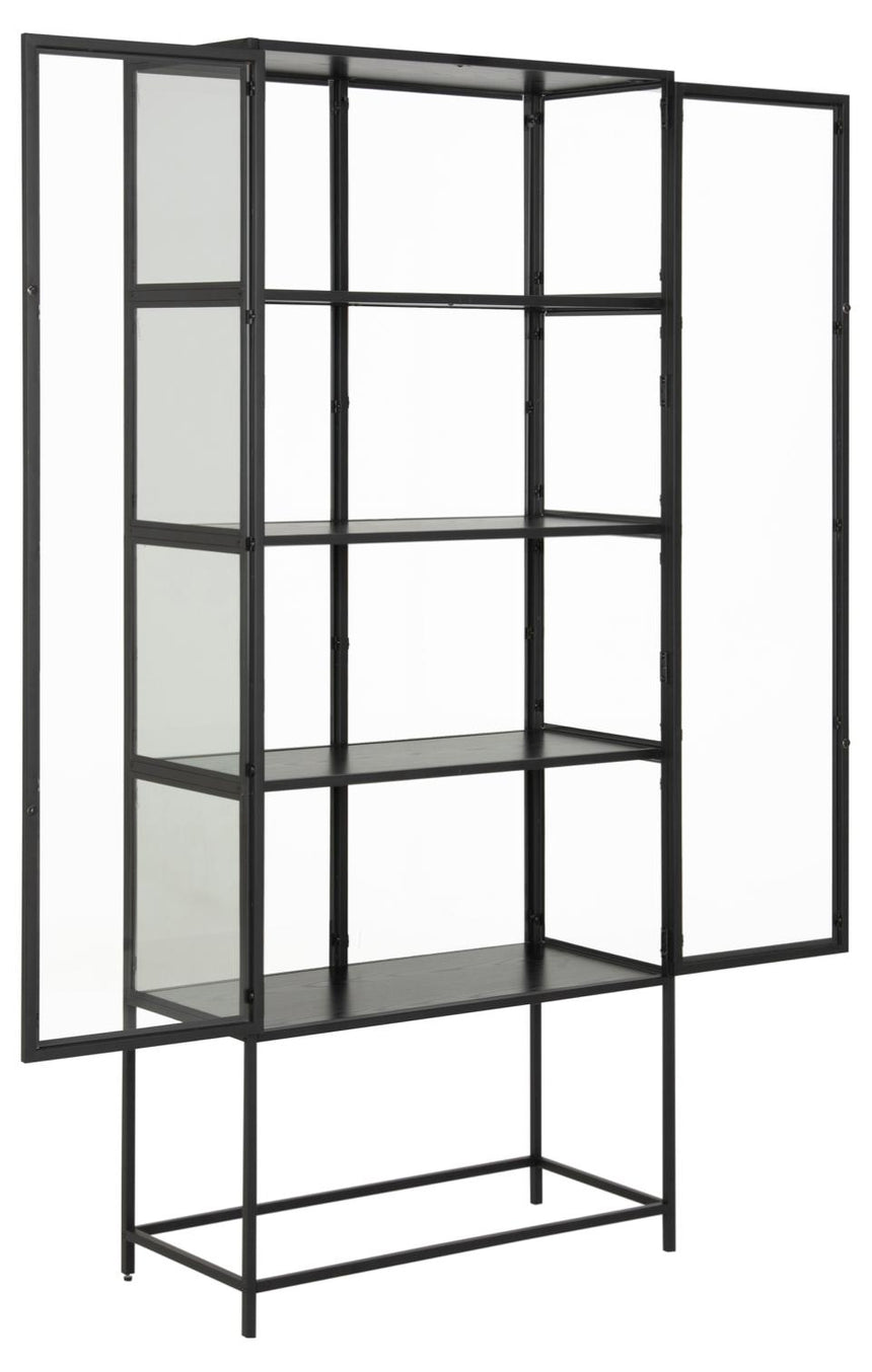 Seaford glass cabinet 77x186