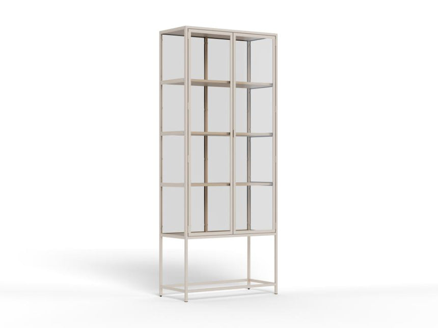 Seaford glass cabinet 77x186