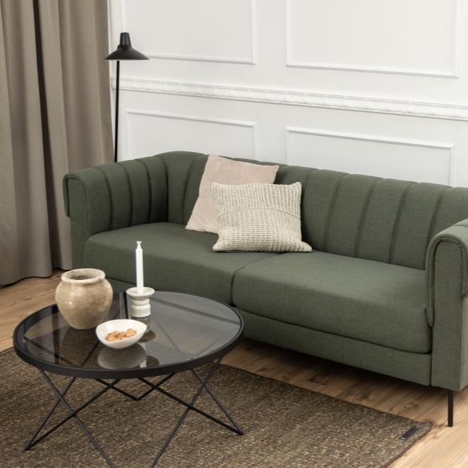 Cuxton glass coffee table