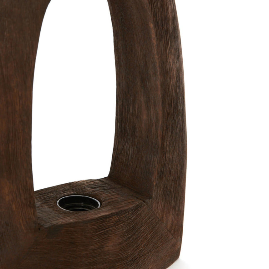 Carini wooden table lamp 27cm