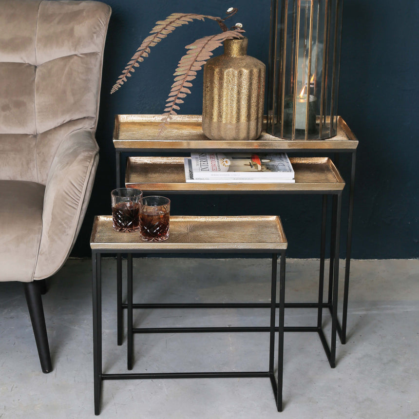 Noa wooden bedside table