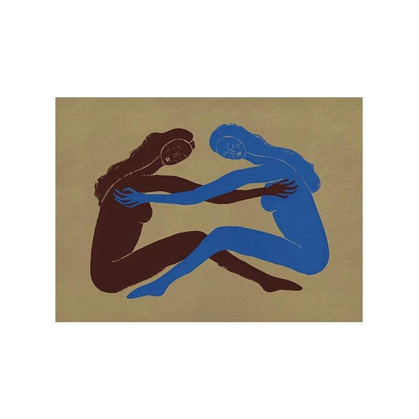 Serene Embrace design canvas print