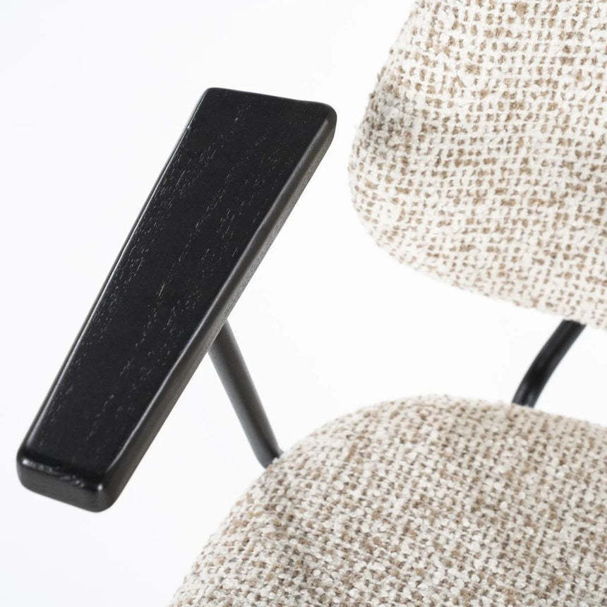 Jon szövet karfás szék - Dutch Home