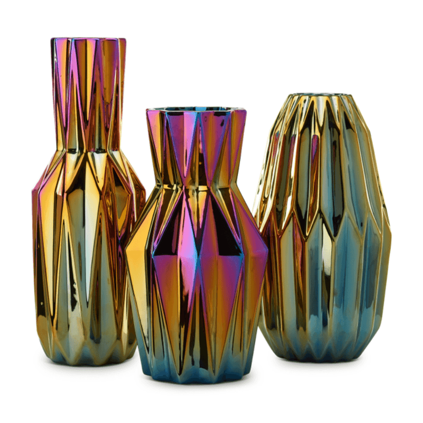 Oily Folds ceramic vase 33cm