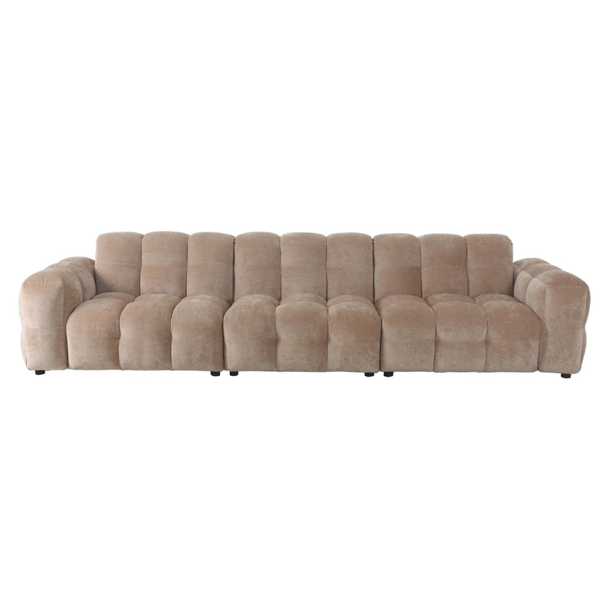 Hackman 4.5-seater suede sofa